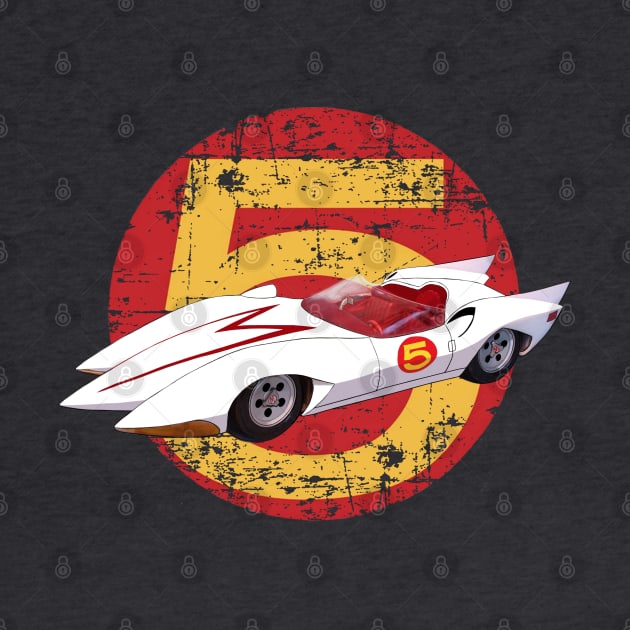 Mach 5 - Distressed by DistractedGeek